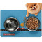 Race Car Dog Food Mat - Small w/ Name or Text