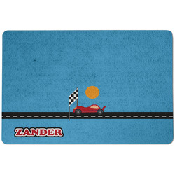 Race Car Dog Food Mat w/ Name or Text