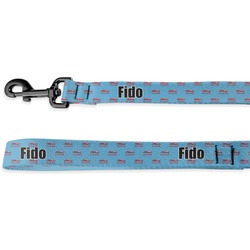 Race Car Deluxe Dog Leash - 4 ft (Personalized)