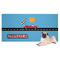 Race Car Dog Towel w/ Name or Text