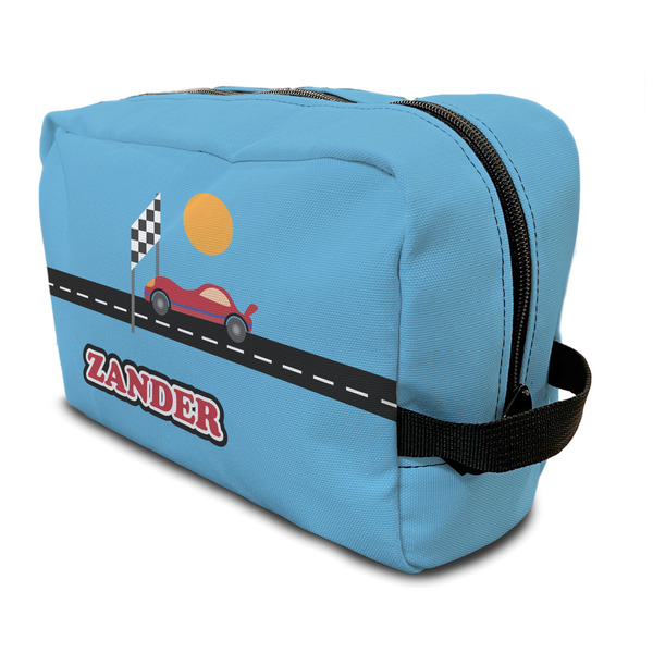 Custom Race Car Toiletry Bag / Dopp Kit (Personalized)