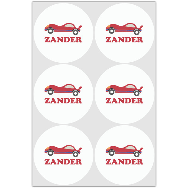 Race Car Drink Topper - Large - Set of 6