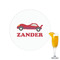 Race Car Printed Drink Topper - 2.15" (Personalized)