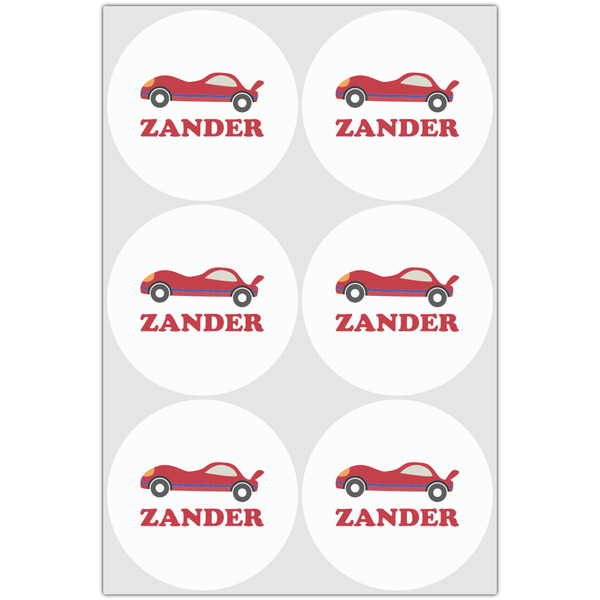 Race Car Drink Topper - XLarge - Set of 6