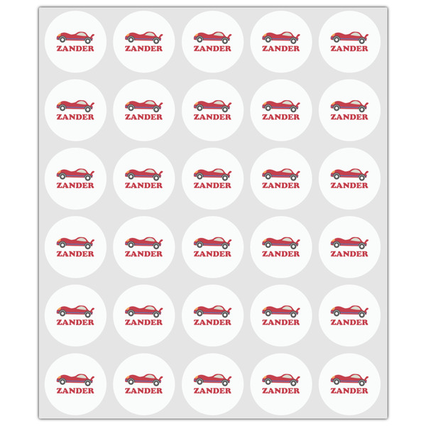 Race Car Drink Topper - XSmall - Set of 30