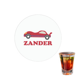 Race Car Printed Drink Topper - 1.5" (Personalized)