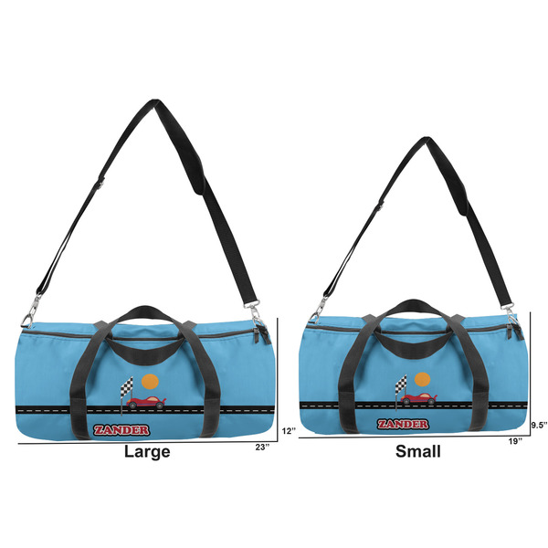 Race Car Duffle Bag Small and Large