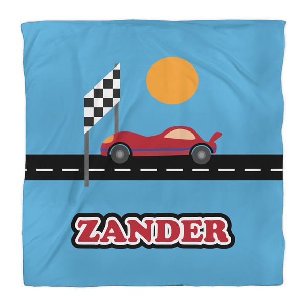 Race Car Duvet Cover - Queen - Front
