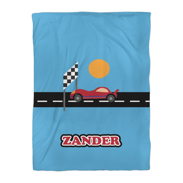 Race Car Duvet Cover - Twin XL - Front