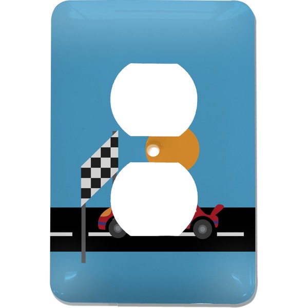 Custom Race Car Electric Outlet Plate