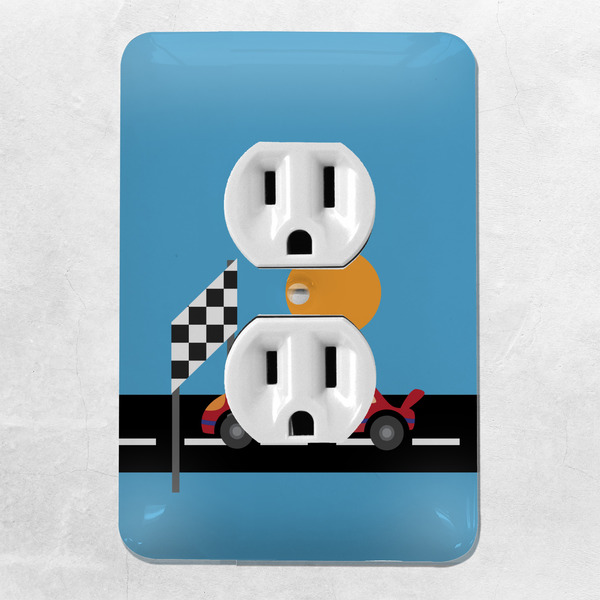 Race Car Electric Outlet Plate - LIFESTYLE
