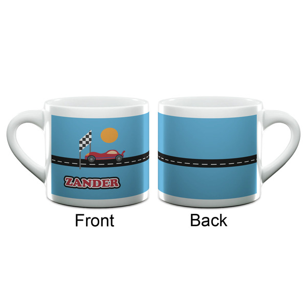 Race Car Espresso Cup - 6oz (Double Shot) (APPROVAL)