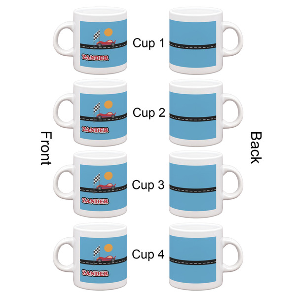 Race Car Espresso Cup Set of 4 - Apvl