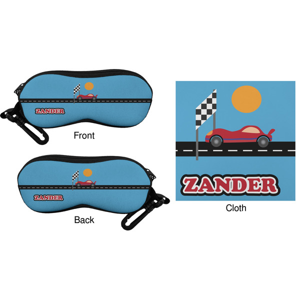 Race Car Eyeglass Case & Cloth (Approval)