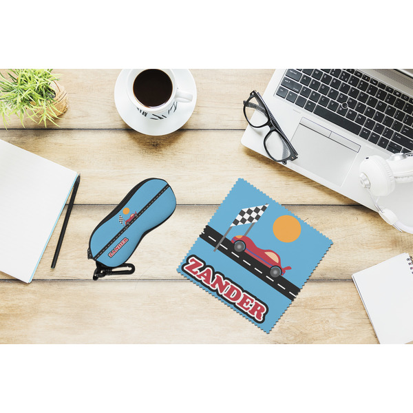 Race Car Eyeglass Case and Cloth Set - LIFESTYLE