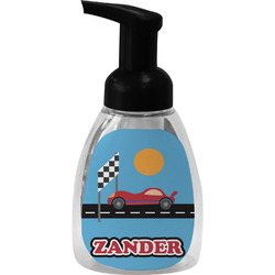 Race Car Foam Soap Bottle - Black (Personalized)