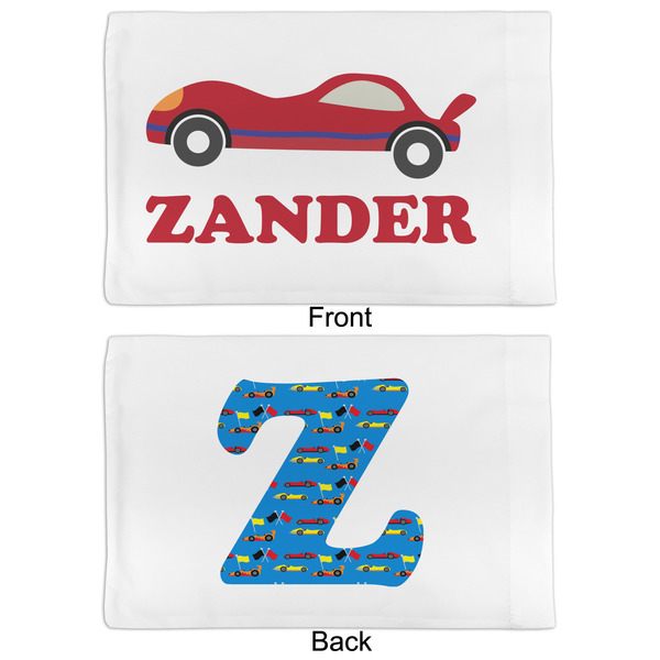 Race Car Full Pillow Case - APPROVAL (partial print)