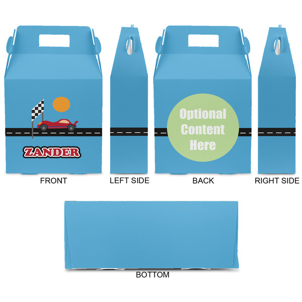 Race Car Gable Favor Box - Approval