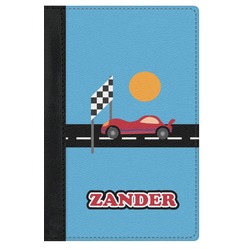 Race Car Genuine Leather Passport Cover (Personalized)
