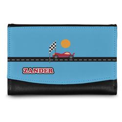 Race Car Genuine Leather Women's Wallet - Small (Personalized)