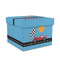 Race Car Gift Boxes with Lid - Canvas Wrapped - Medium - Front/Main