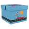 Race Car Gift Boxes with Lid - Canvas Wrapped - X-Large - Front/Main