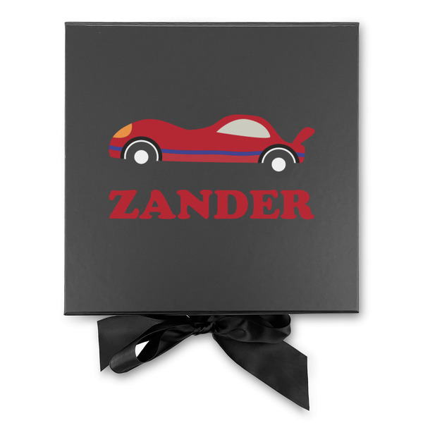Race Car Gift Boxes with Magnetic Lid - Black - Approval