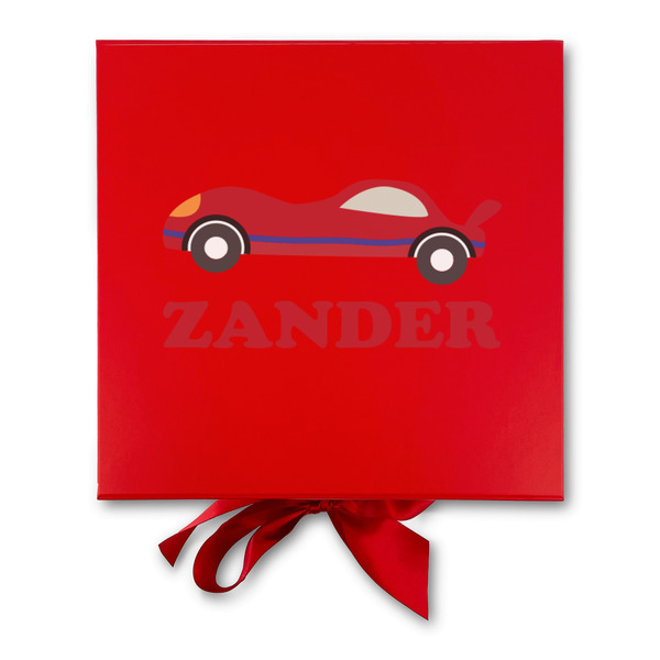 Race Car Gift Boxes with Magnetic Lid - Red - Approval