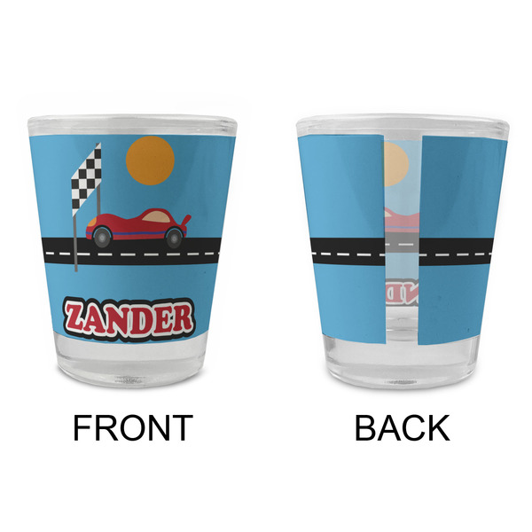 Race Car Glass Shot Glass - Standard - APPROVAL