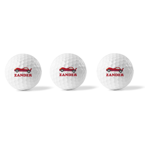 Race Car Golf Balls - Generic - Set of 3 - APPROVAL