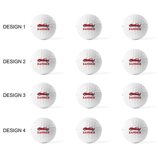 Race Car Golf Balls - Titleist - Set of 12 - APPROVAL