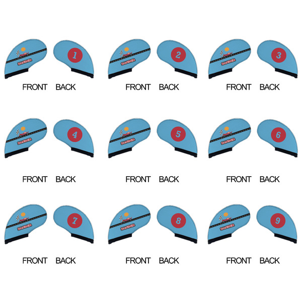 Race Car Golf Club Covers - APPROVAL (set of 9)