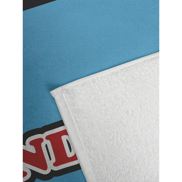 Race Car Golf Towel - Detail