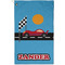 Race Car Golf Towel (Personalized) - APPROVAL (Small Full Print)