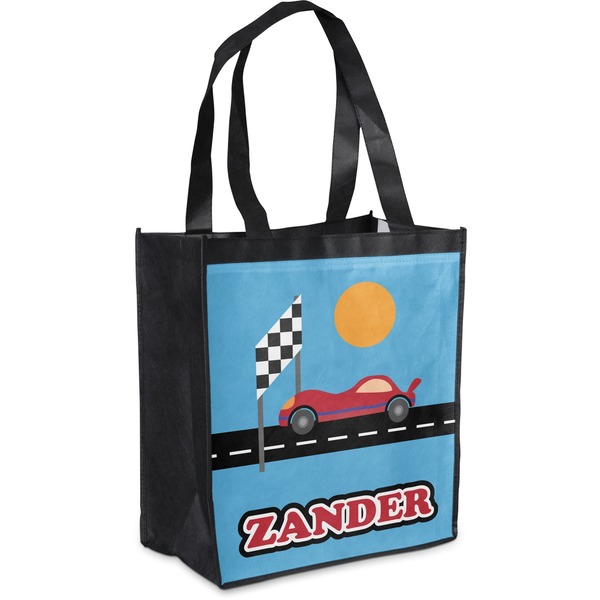 Custom Race Car Grocery Bag (Personalized)