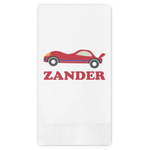 Race Car Guest Napkins - Full Color - Embossed Edge (Personalized)