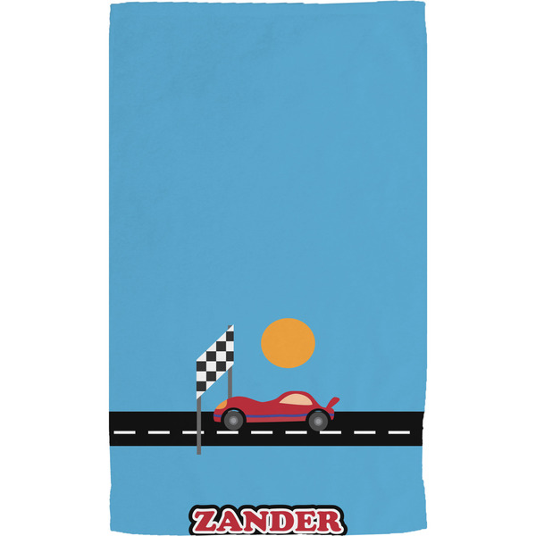 Racecar Hand Towel (Personalized)