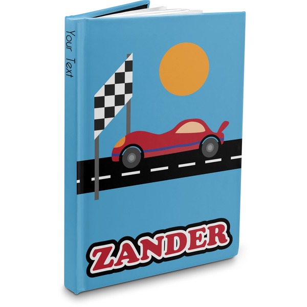 Custom Race Car Hardbound Journal (Personalized)