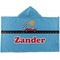 Race Car Kids Hooded Towel (Personalized)