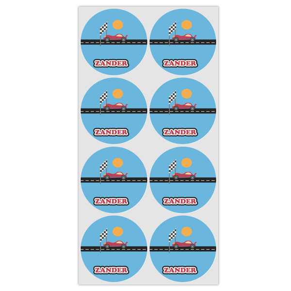 Race Car Icing Circle - Medium - Set of 8
