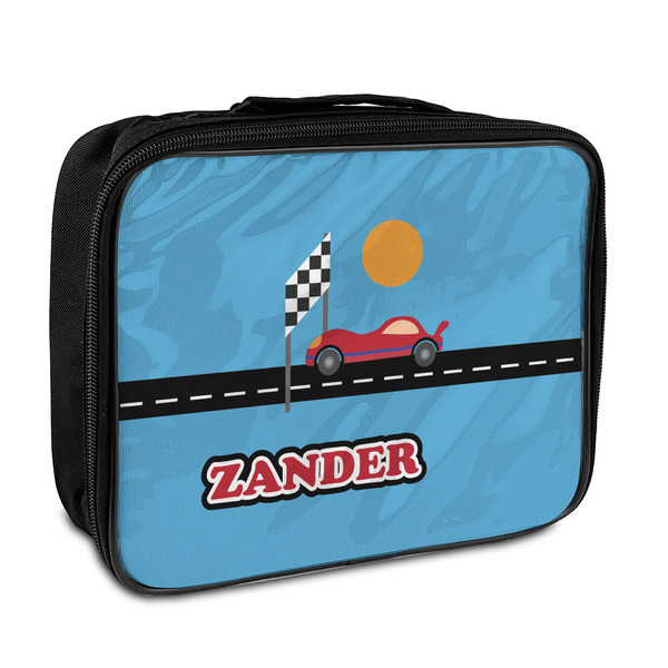 Custom Race Car Insulated Lunch Bag (Personalized)