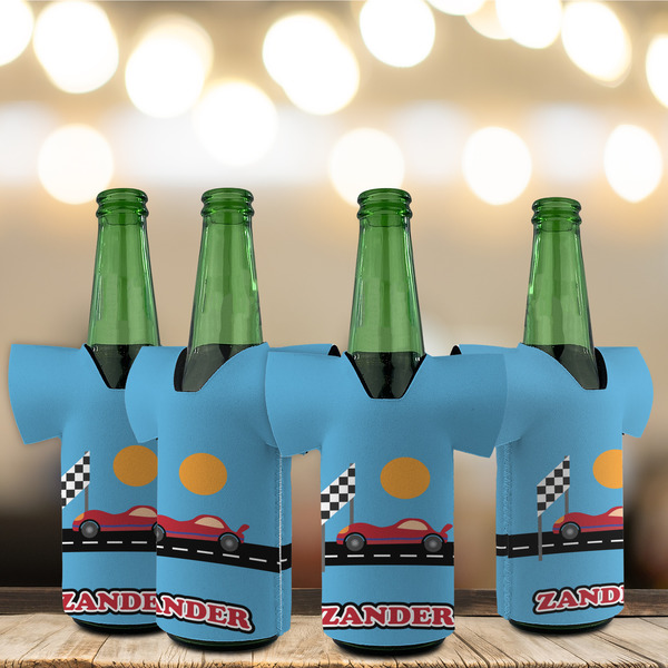 Race Car Jersey Bottle Cooler - Set of 4 - LIFESTYLE