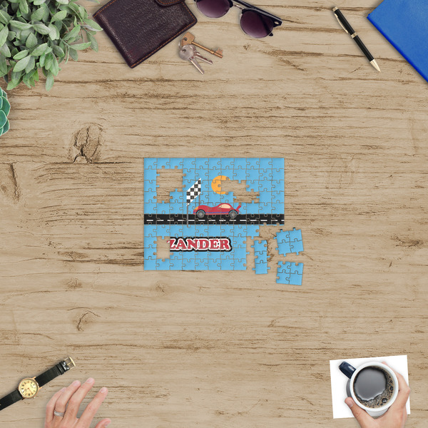 Race Car Jigsaw Puzzle 110 Piece - In Context