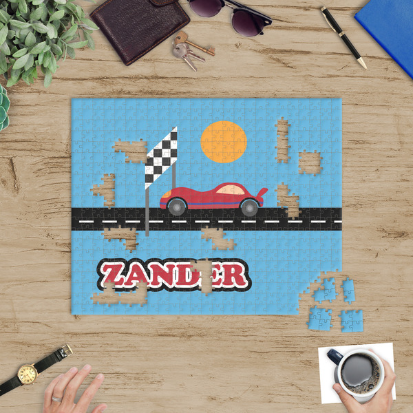 Race Car Jigsaw Puzzle 500 Piece - In Context