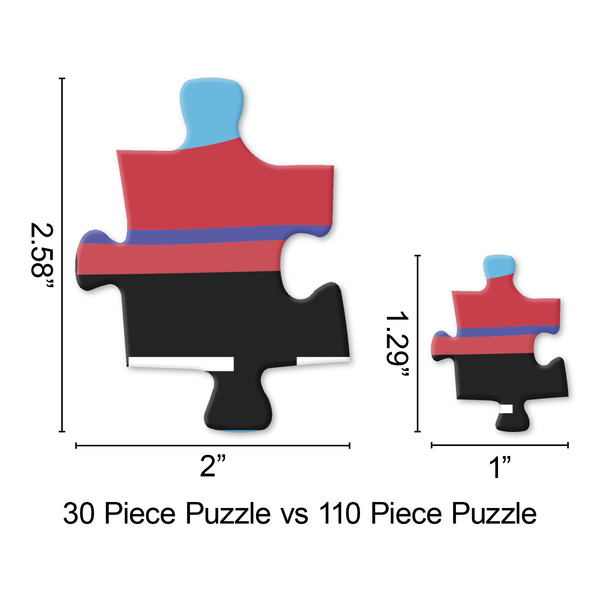 Race Car Jigsaw Puzzle - Piece Comparison