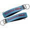 Race Car Key-chain - Metal and Nylon - Front and Back