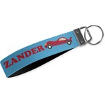 Race Car Webbing Keychain Fob - Small (Personalized)