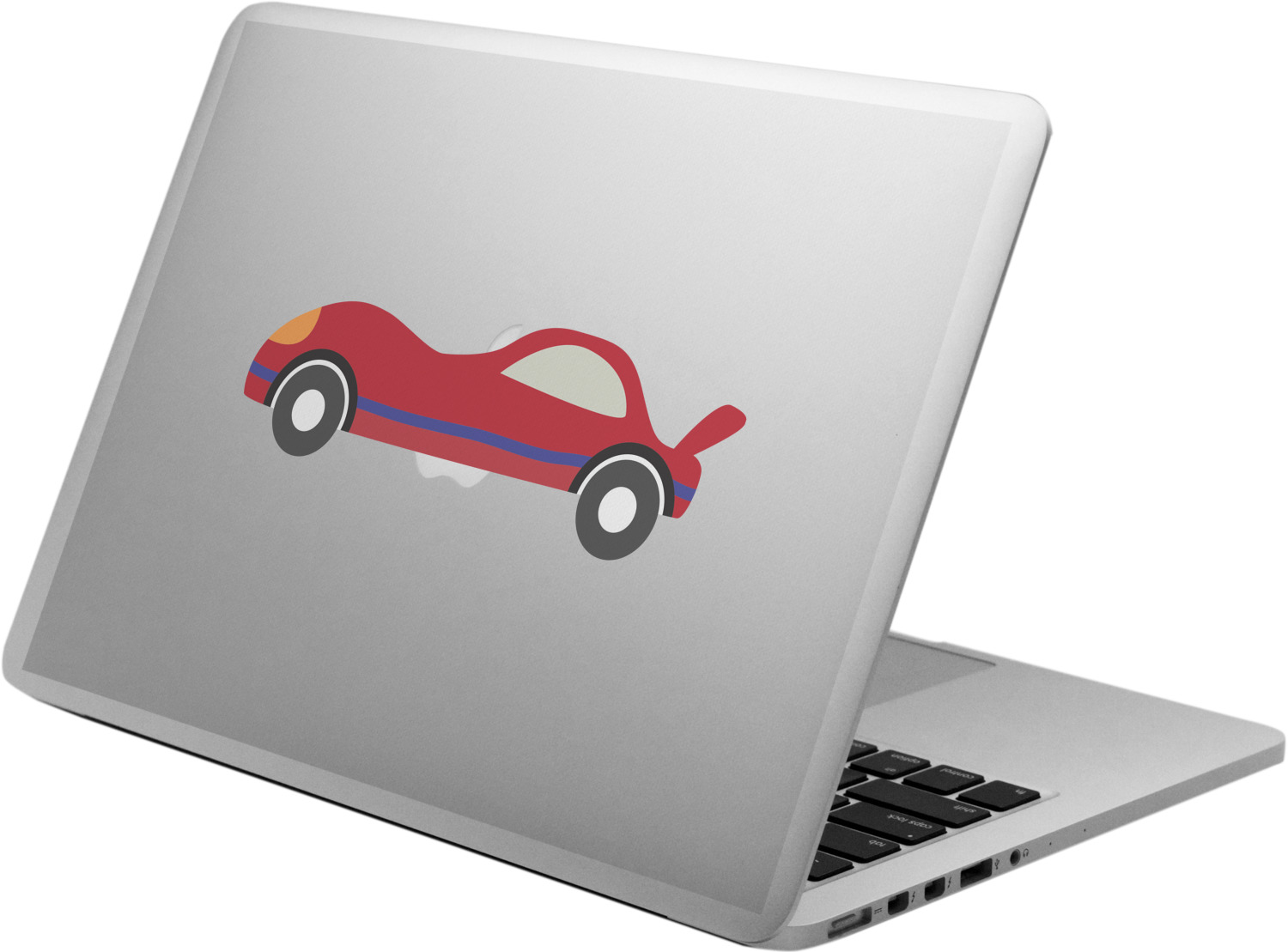 Custom Race Car Laptop Decal (Personalized) YouCustomizeIt