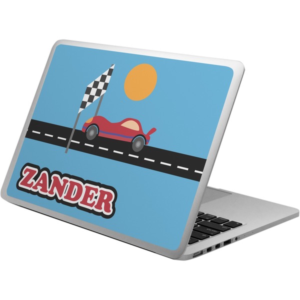 Custom Race Car Laptop Skin - Custom Sized (Personalized)