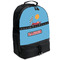 Race Car Large Backpack - Black - Angled View